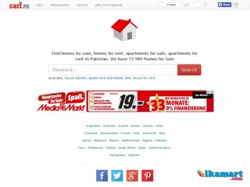 Find homes for sale and for rent, apartments, and property in Pakistan