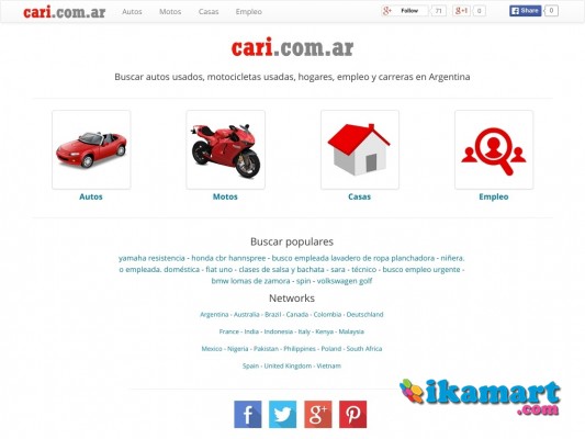Buscar autos usados, motocicletas usadas, hogares, empleo y carreras en Argentina