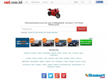 Find used motorcycles for sale in Bangladesh