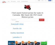 Find used motorcycles for sale in Canada
